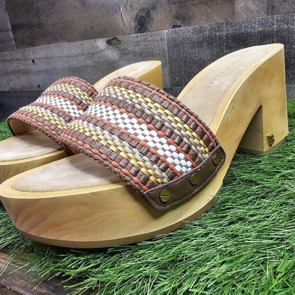 New Veronica Beard Hannalee Woven Platform Sandal. 10 - Picture 11 of 14